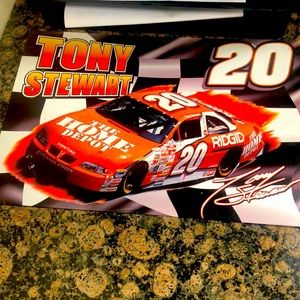 Tony Stewart Racing Sign 12x16 good used condition